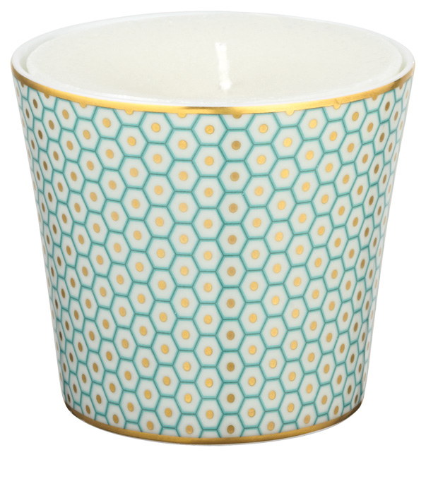 Candle pot turquoise - Raynaud